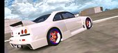 Nissan Skyline GTR R33 Nismo LM (SA lights) for mobile