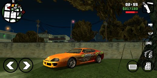 Fast & Forious Toyota Supra Custom for Mobile