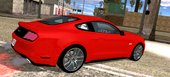 Ford Mustang GT 2015 (SA lights) [V2] for mobile