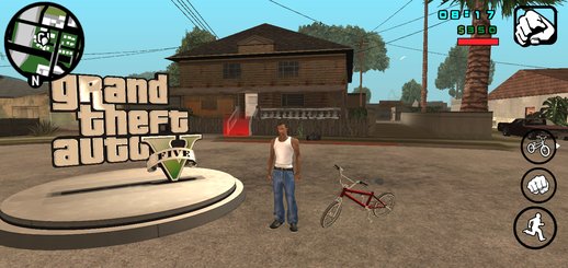 GTA V logo rotates for Mobile