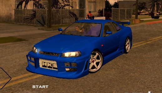 Nissan Skyline R34 GTR for Mobile