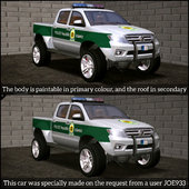 2016 Toyota Hilux Iran Police (GTA V Style) V2 for Android