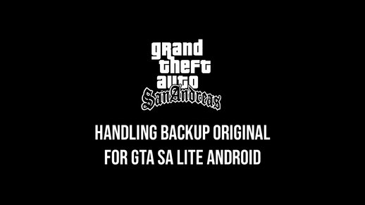 Handling Backup Original for Lite Android