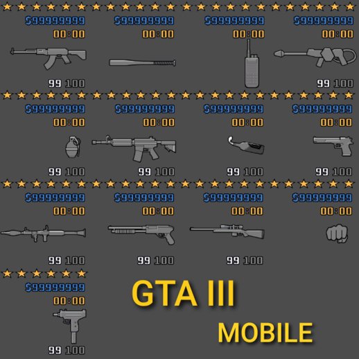 HUD GTA IV for GTA 3 Mobile