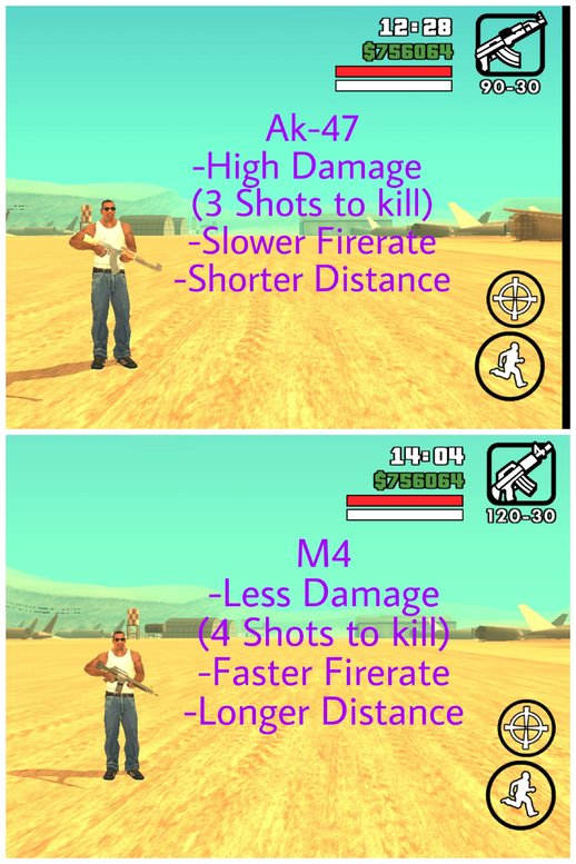 Personal Realistic Weapon Settings for PC/Mobile