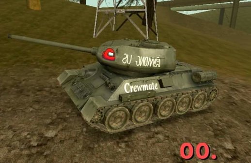 T-34-85 Among Us PC/Android Crewmate Version 2.0