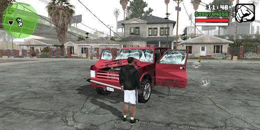 Realistic Glass Shards And Scratches On The Car for Mobile