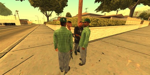 GTA San Andreas San Fierro Rifa Tags Restored For Mobile Mod