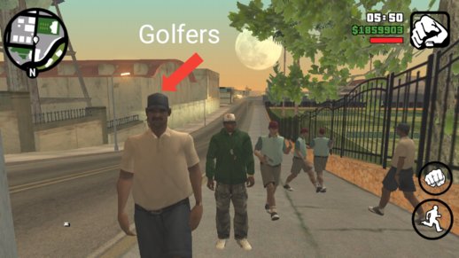 Golfers and Russian Gang for Mobile