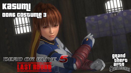 Grand Theft Auto: San Andreas Kasumi from Dead or Alive Mod