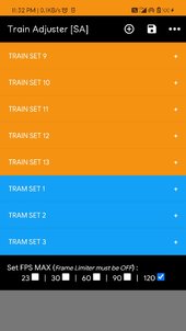 GTA SA Android Train Adjuster + FPS MOD AML