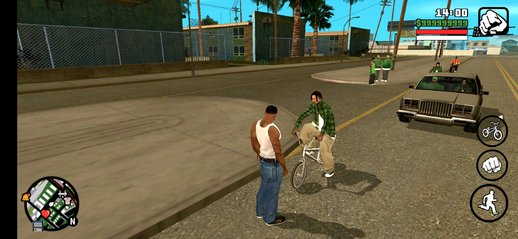 GSF Homies Riding A BMX for Mobile