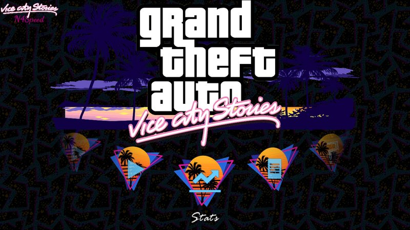 GTA Vice City GTA Vice City Stories Menu Background for Mobile Mod -  