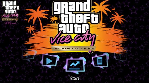 GTA Vice City - The Definitive Edition Menu Background for Mobile