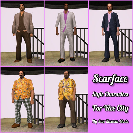 Scarface Style Characters For Android