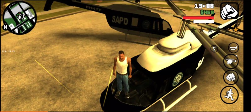 Download Disabled shooting from police helicopter for GTA San Andreas