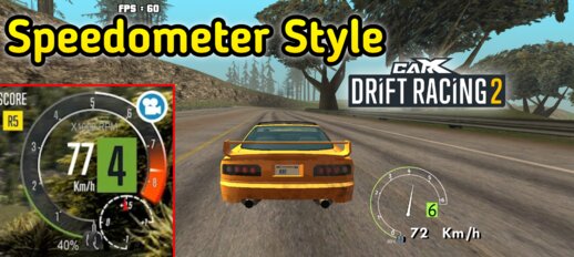 Carx Drift Racing 2 Speedometer for Mobile