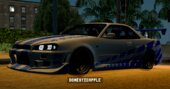 1999 Nissan Skyline GT-R R34 DomesticMango for Mobile