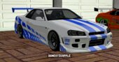 1999 Nissan Skyline GT-R R34 DomesticMango for Mobile