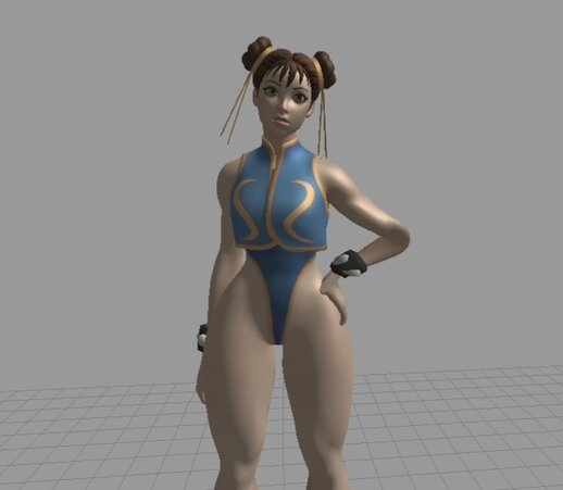 Chun Li Leotard for Mobile