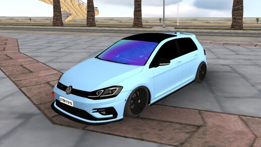 VW Golf 7.5 R 2019 (Spoiler Oettinger) for Mobile