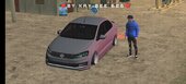 Volkswagen Polo Sedan Stanced for Mobile