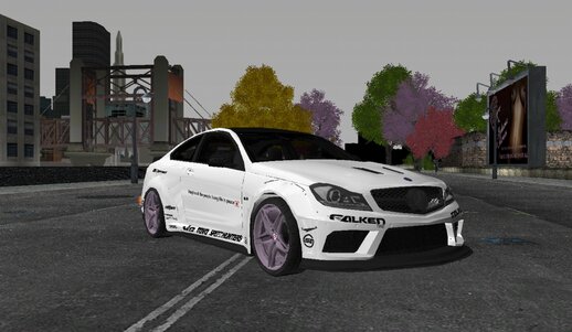 Mercedes Benz C63 AMG Liberty Walk for Mobile