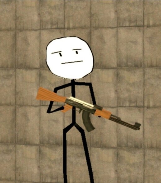 Original AK47 Retexture V1 for Mobile