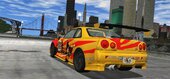 Nissan Skyline GT-R V-Spec R34 '02 for Mobile