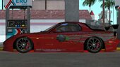 RX7 THE FAST AND THE FURIOUS + ROTARY TURBO for Mobile