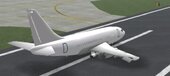 Plain white Boeing 737-200 for Android