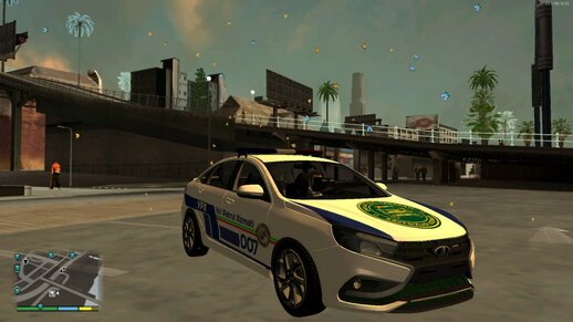 Lada Vesta Sport YPX (Uzbekistan Police) for Mobile