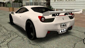 Ferrari 458 Italia (Argentina) for Mobile