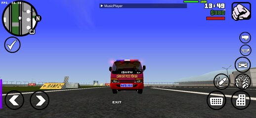 Vietnammes Fire Truck For Mobile