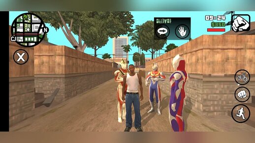 Ultraman Mod As Bodyguard for Mobile