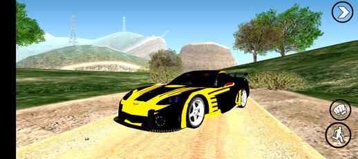 Chevrolet Corvette C6 Cross Intro From NFSMW for Mobile