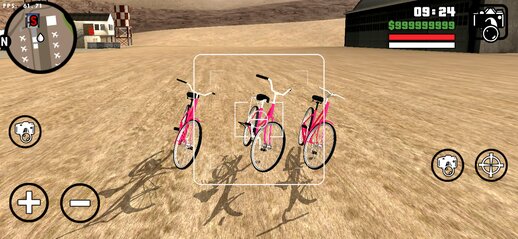 Pink Bicycle Pack For Mobile