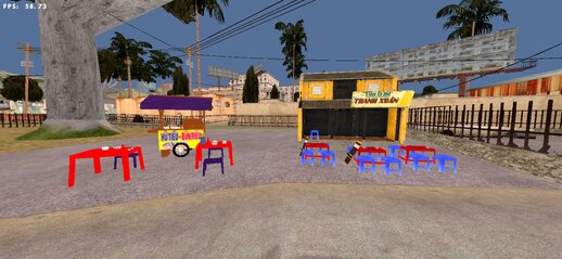 Vietnamese Iced Tea Shop For Mobile