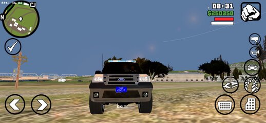 Vietnamese Police Pickup Truck 113 For Mobile