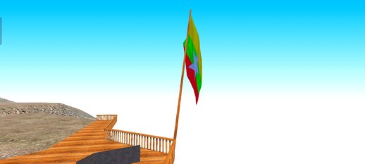 Myanmar flag Mount Chiliad for Mobile 
