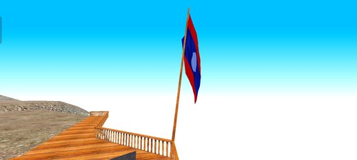 Laos flag Mount Chiliad for Mobile