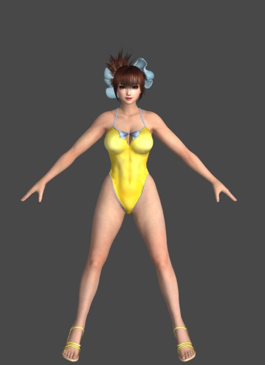 Naotora Yellow Swimsuit for Mobile