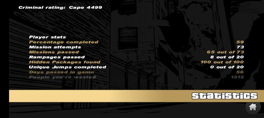 59% GTA 3 Savegame For Android, iOS