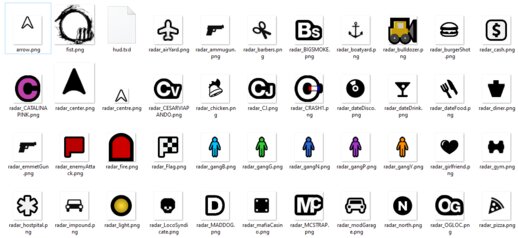 New Icons (Hud) For Gta San Andreas and Samp