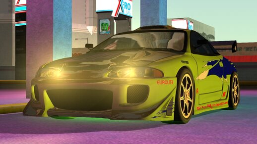Mitsubishi Eclipse The Fast And The Furious + Sound for Mobile