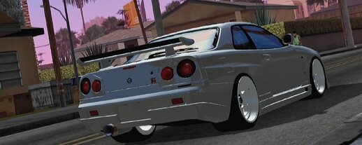 Nissan GTR-34 Abflug GTA SA Mobile