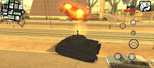 Rhino Tank Cannon w/ Working Tracks