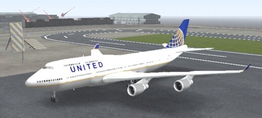 United Airlines Boeing 747 for Android