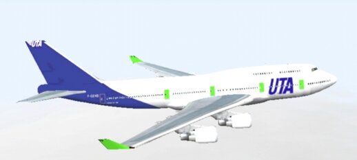 UTA French Airlines Boeing 747 for Android