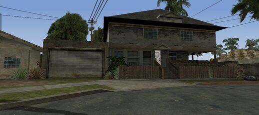 Grove Street Houses Retextured for Mobile